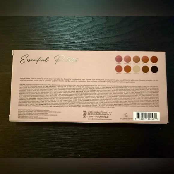 NEW Dominique Eyeshadow Essential Palette - 10 Neutral Colors - Picture 4 of 5
